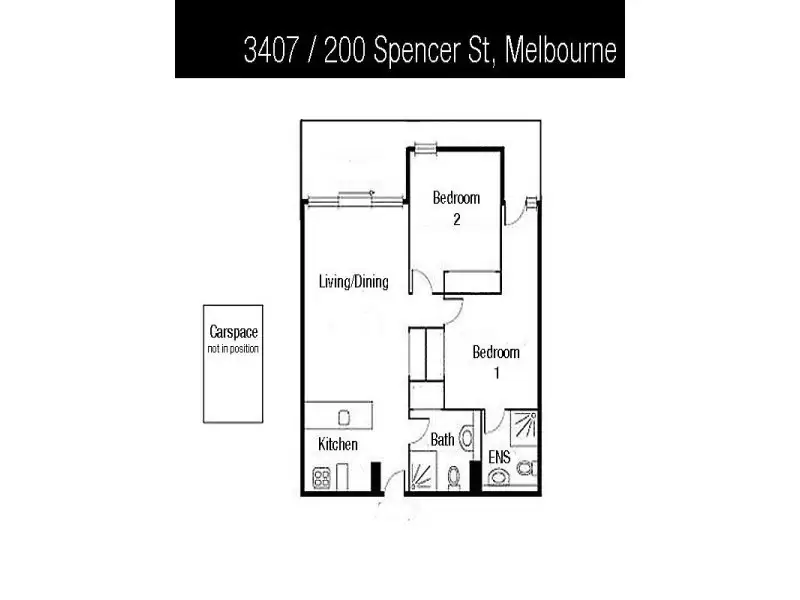 3407/200 Spencer St, Melbourne Sold by Harcourts Melbourne City - image 2