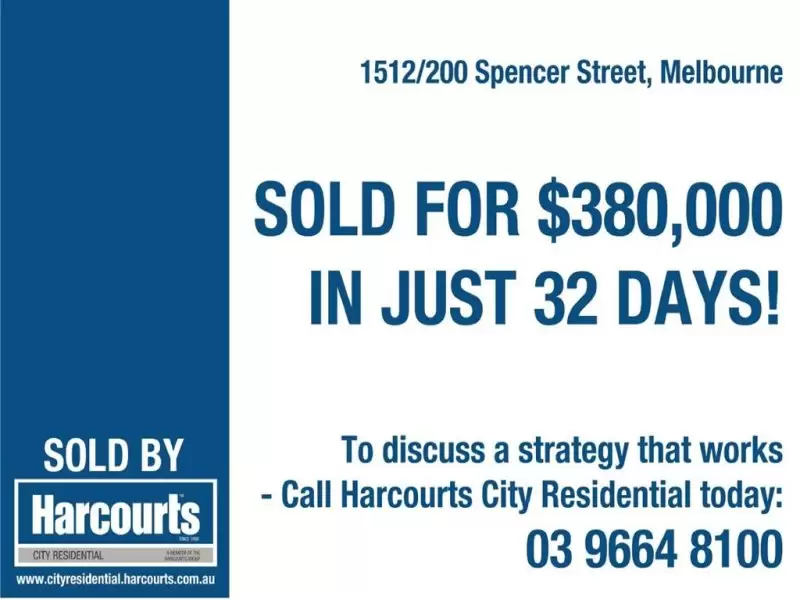 1512/200 Spencer Street, Melbourne Sold by Harcourts Melbourne City - image 2