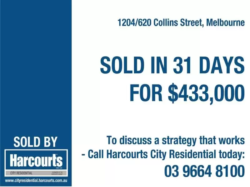 1204/620 Collins Street, Melbourne Sold by Harcourts Melbourne City - image 2