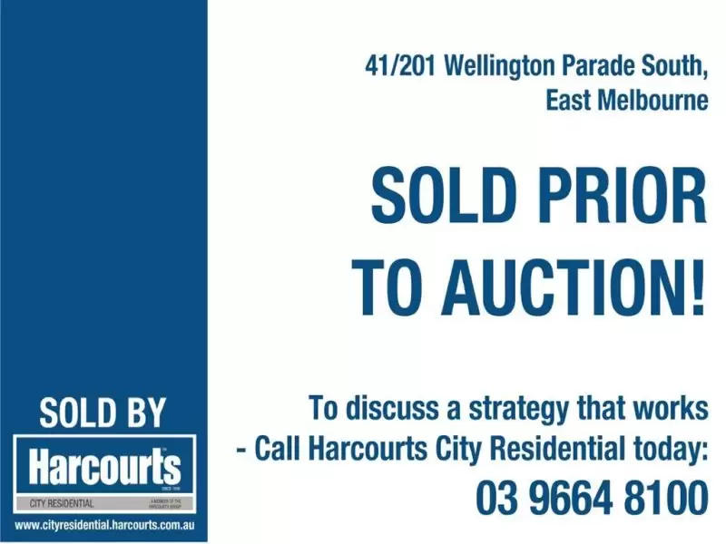 41/201 Wellington Parade South, East Melbourne Sold by Harcourts Melbourne City - image 2