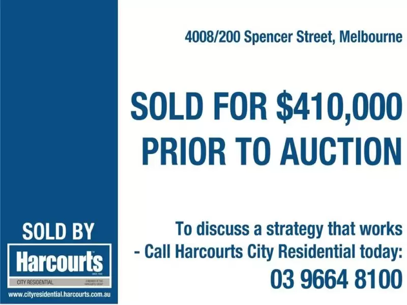 4008/200 Spencer Street, Melbourne Sold by Harcourts Melbourne City - image 2