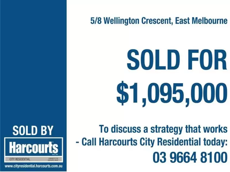 5/8 Wellington Crescent, East Melbourne Sold by Harcourts Melbourne City - image 2