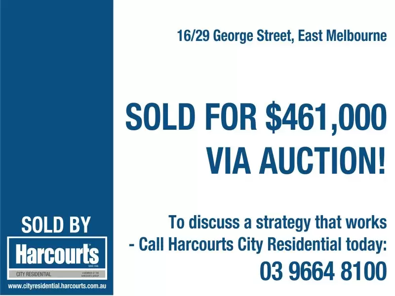 16/29 George Street, East Melbourne Sold by Harcourts Melbourne City - image 2