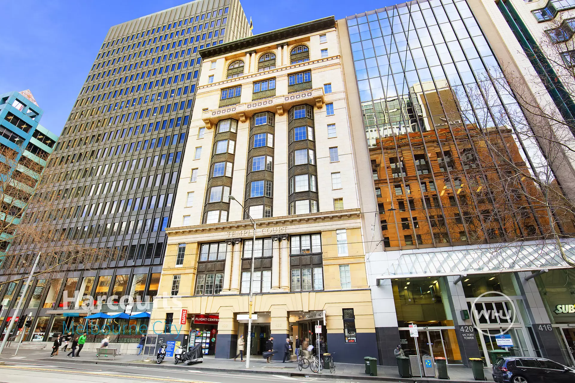 808/422 Collins Street, Melbourne Leased by Harcourts Melbourne City - image 1