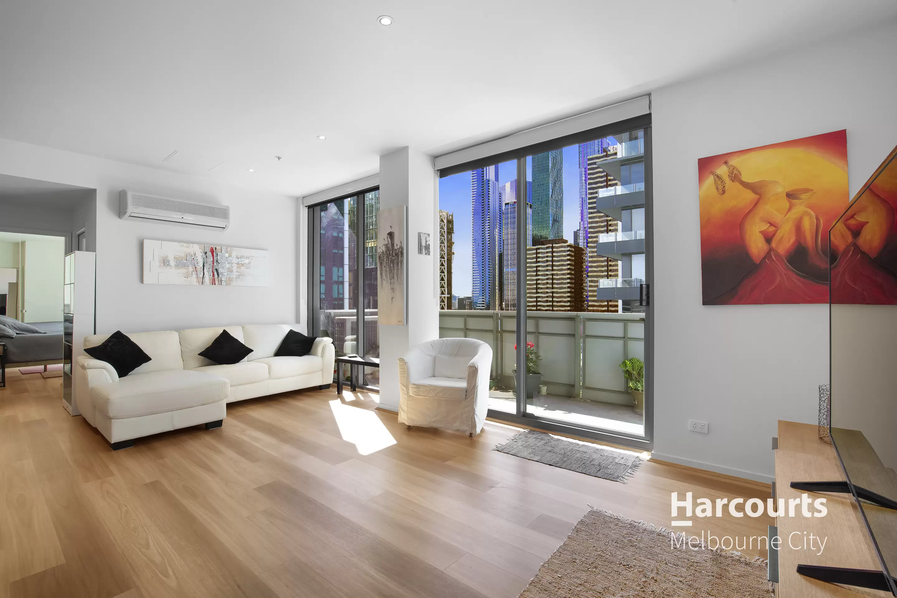 1205/25 Wills Street, Melbourne Leased by Harcourts Melbourne City - image 2