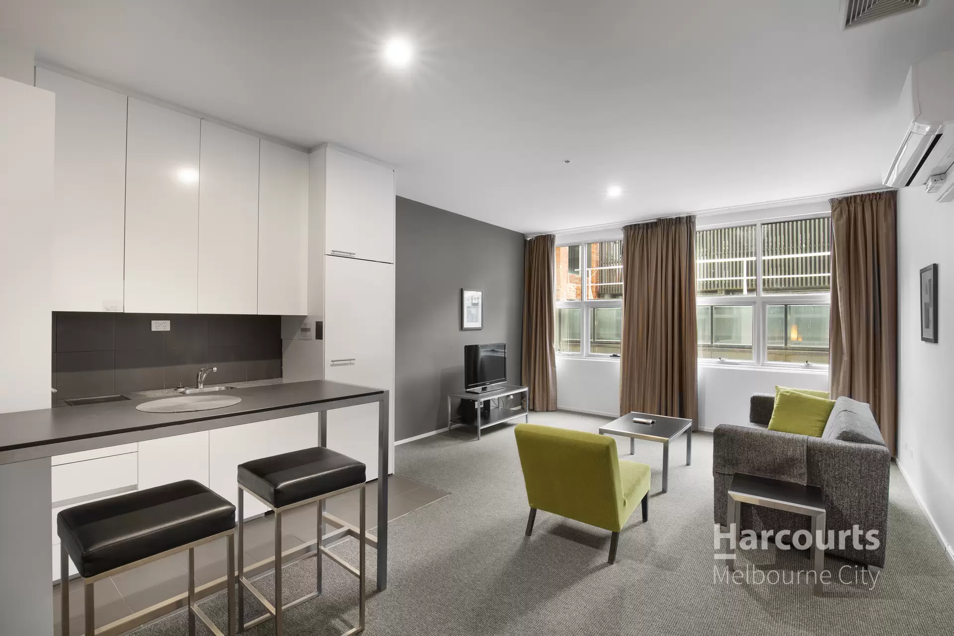 205/100 Exhibition Street, Melbourne Leased by Harcourts Melbourne City - image 1