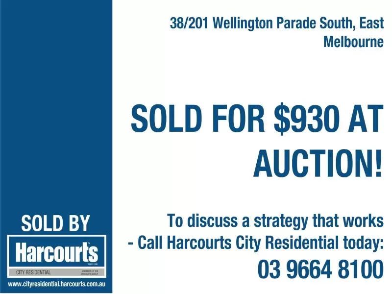 38/201 Wellington Parade South, East Melbourne Sold by Harcourts Melbourne City - image 2